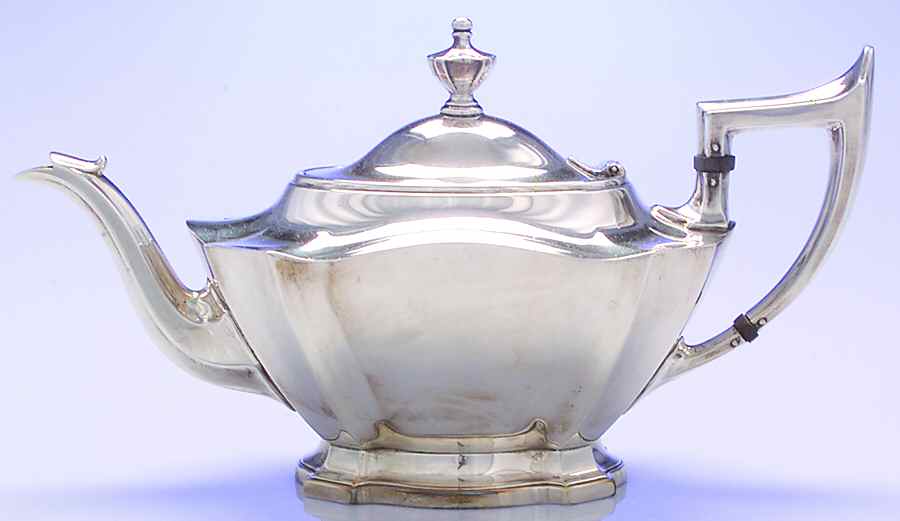King Albert-Plain (Sterling, Hollowware) Teapot by Durgin-1