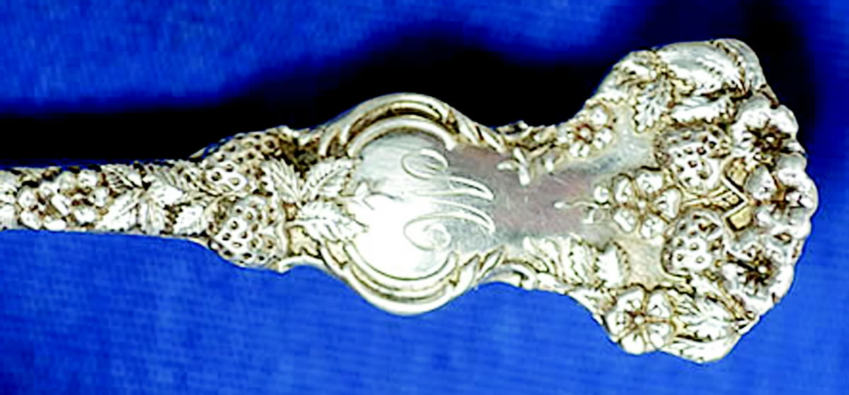DUS11 (STERLING) Individual Solid Grape/Cherry Fork by Durgin-1