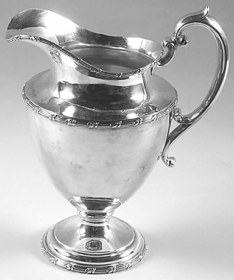 Madame Royale (Sterling, Hollowware) Sterling Water Pitcher by Durgin-1