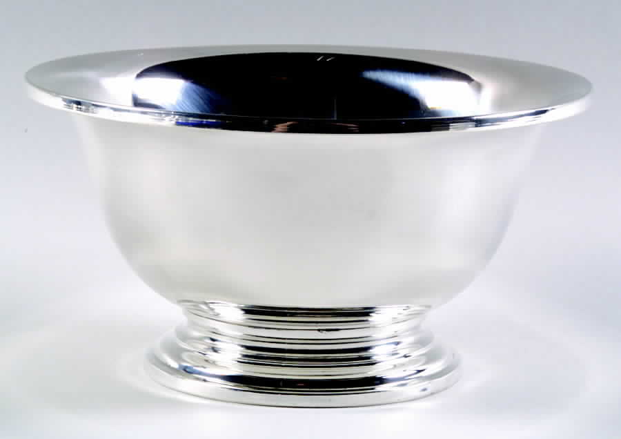 630 (Sterling, Hollowware) 8" Paul Revere Sterling Bowl by Dominick & Haff-1
