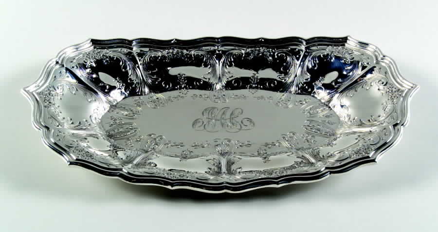 11822 (Sterling, Hollowware) 13" Bread Tray by Durgin-1