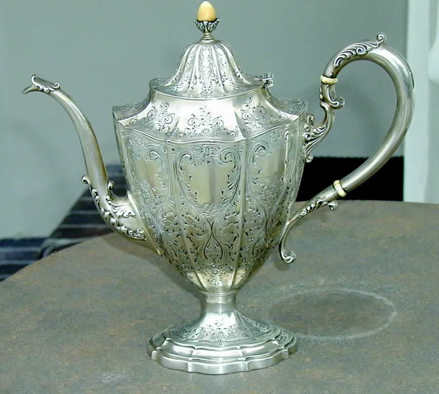 11822 (Sterling, Hollowware) Coffee Pot by Durgin-1