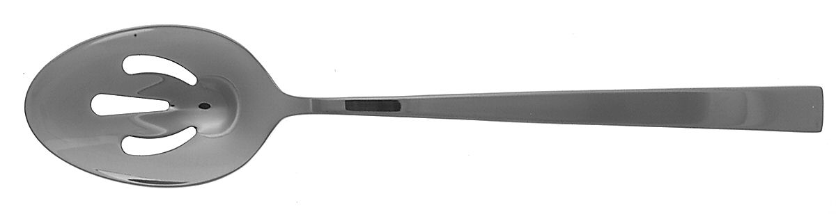Mod (Stainless) Pierced Solid Serving Spoon by Denby-1