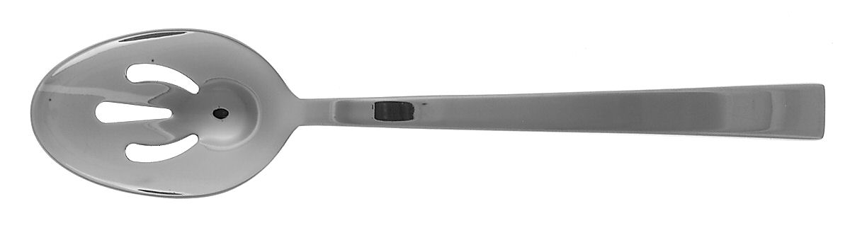 Flair (Stainless) Pierced Solid Serving Spoon by Denby-1
