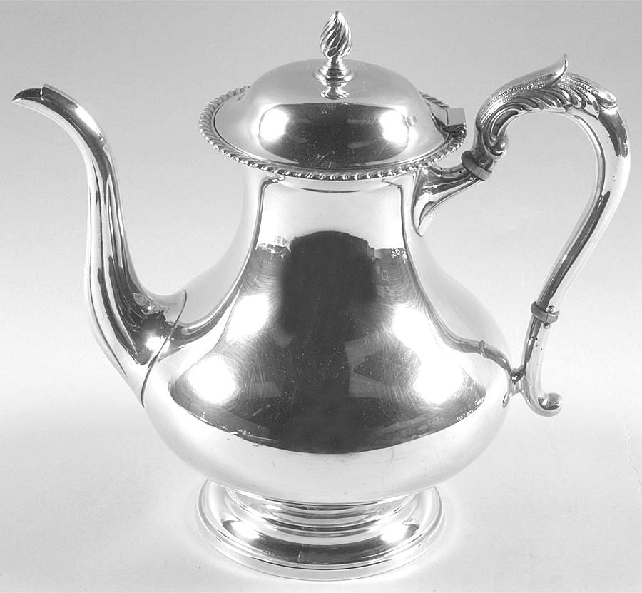 228 (Sterling, Hollowware) Coffee Pot by Durham Sterling-1