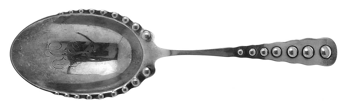 DHS8 (Sterling) Large Solid Berry/Casserole Spoon by Dominick & Haff-1