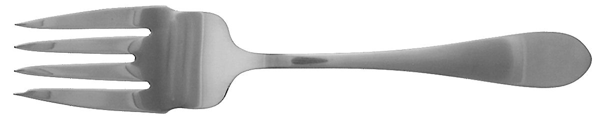 Pointed Antique (Sterling) Medium Cold Meat Serving Fork-Extra Weight by Dominick & Haff-1