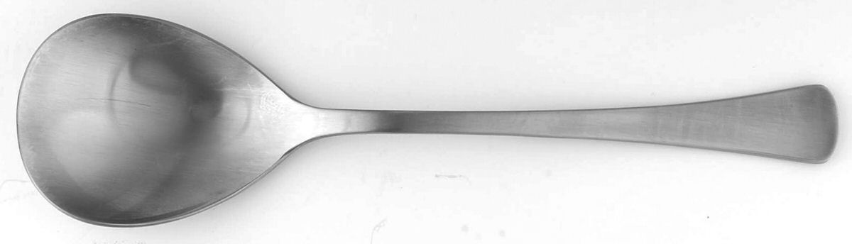 Royale-Royal (Stainless, Satin) Solid Salad Serving Spoon by Dalia-1