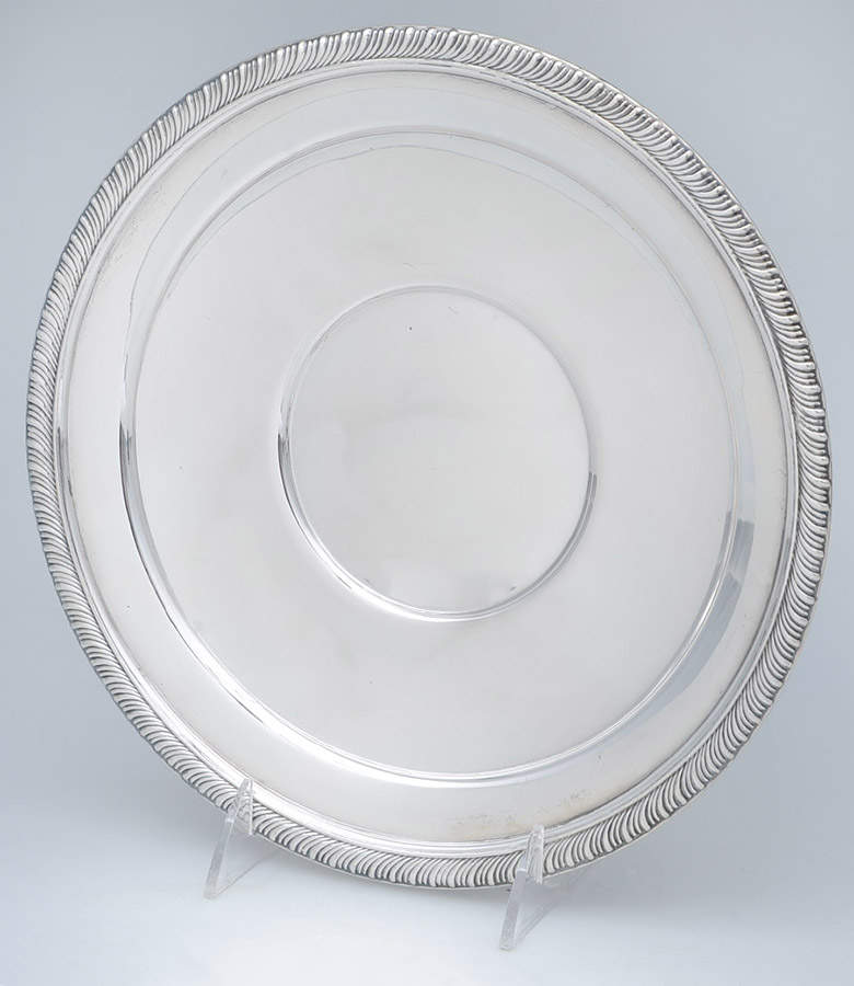 40 (Sterling, Hollowware) 10" Sandwich Plate by Dunkirk Silversmiths-1