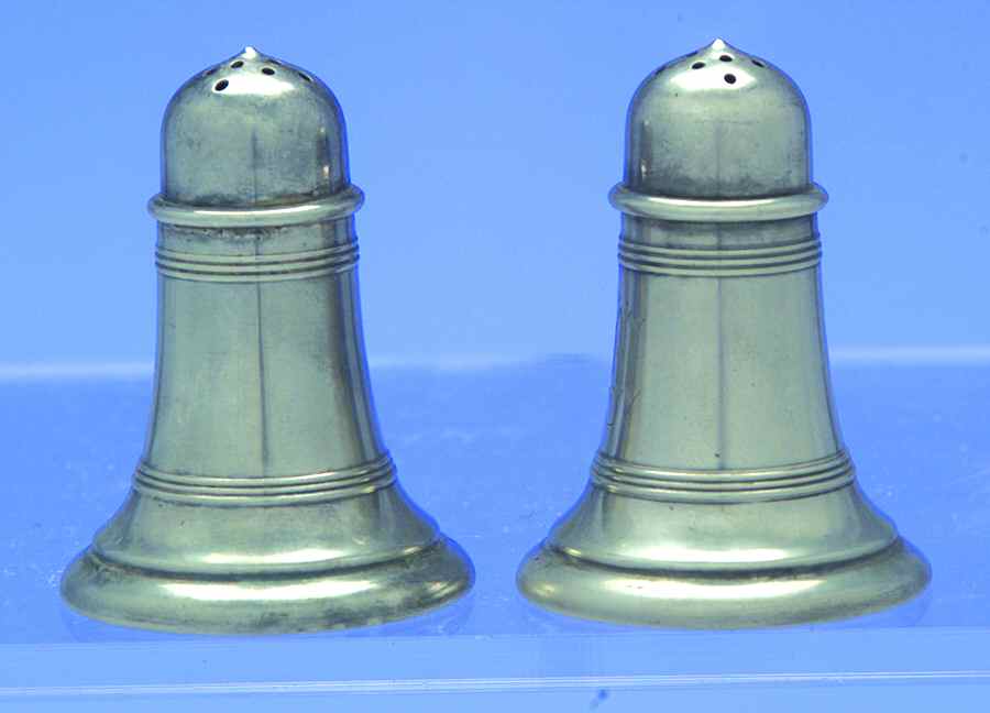 700 (Sterling, Hollowware) Salt and Pepper Set by Durgin-1