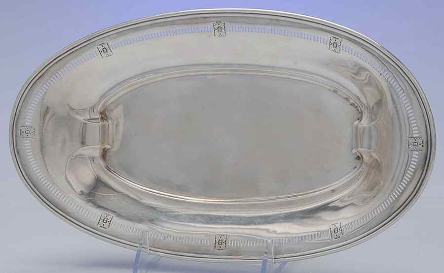 795 (Sterling, Hollowware) 11" Bread Tray by Dominick & Haff-1