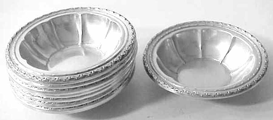 4666-78 (Sterling, Hollowware) Sterling Bon Bon Bowl by Dominick & Haff-1