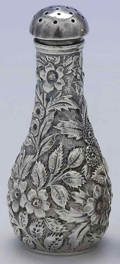 Repousse (Sterling, Hollowware) Salt Shaker by Davis & Galt-1