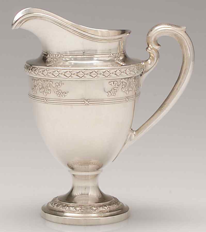 Marie Antoinette-Chased (Sterling, Hollowware) Creamer by Dominick & Haff-1