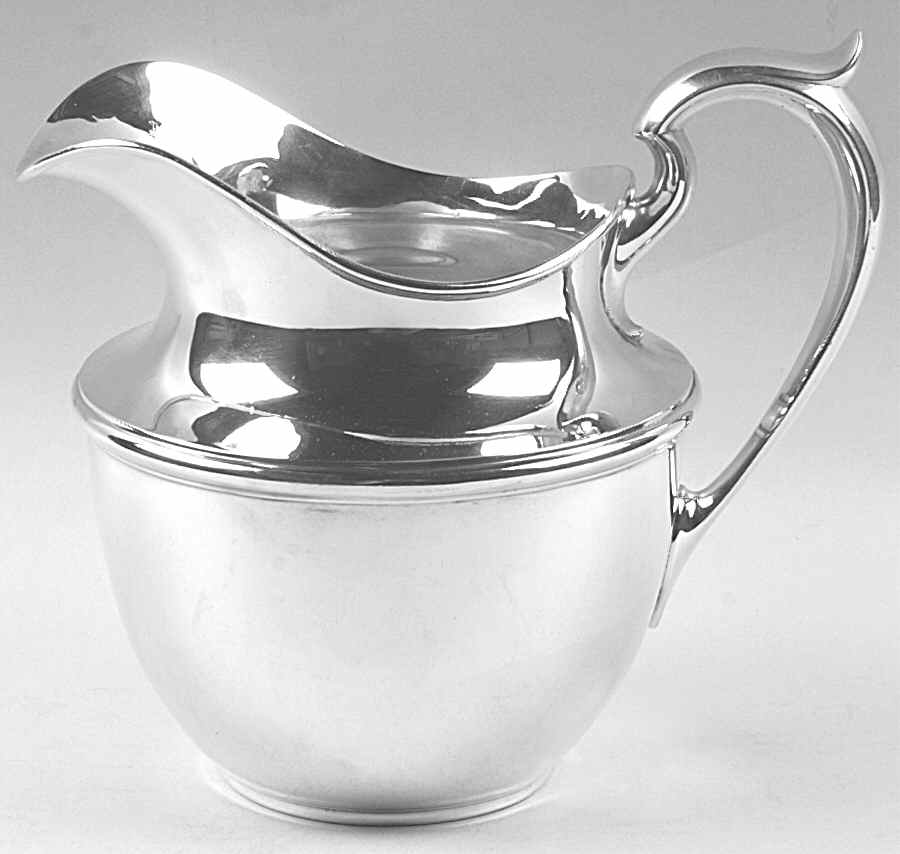 24 (Sterling, Hollowware) Sterling Water Pitcher by Durgin-1
