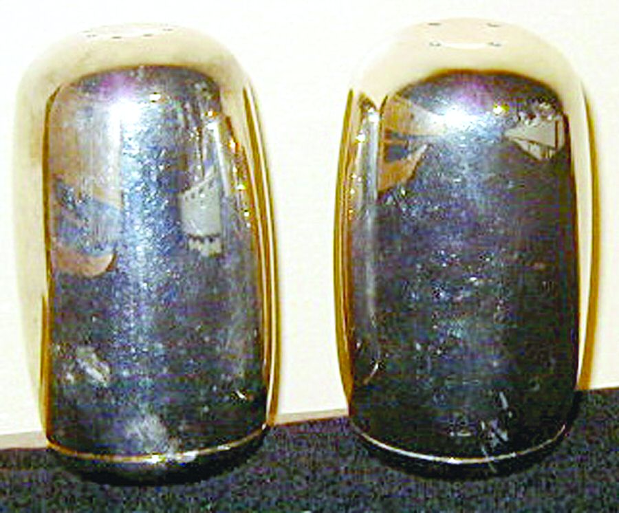 Silverplate Hollowware Salt & Pepper Set by Dansk-1