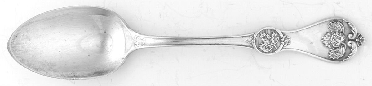 Strawberry (Sterling, 1874) Teaspoon by Durgin-1