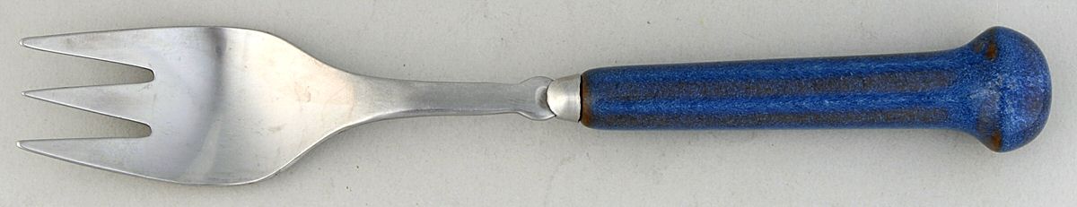 Regency-Blue (Stainless) Individual Salad Fork by Denby-1
