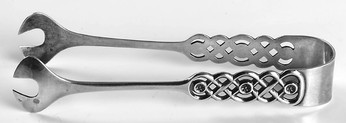 Ringebu (Sterling) Sugar Tongs by David Andersen-1
