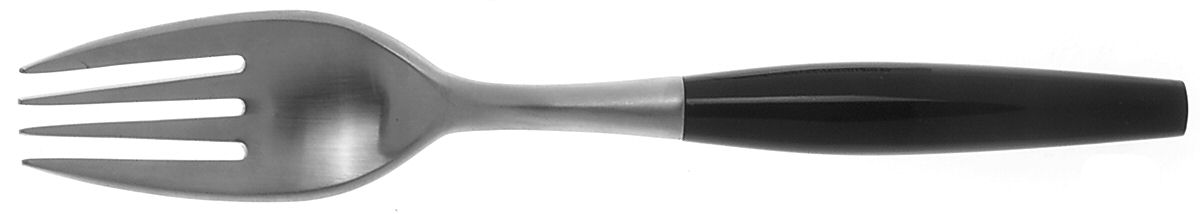 Kongo-Black (Stainless, Bright Gloss Handle) Fork by Dansk-1