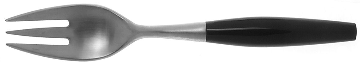 Kongo-Black (Stainless, Bright Gloss Handle) Individual Salad Fork by Dansk-1