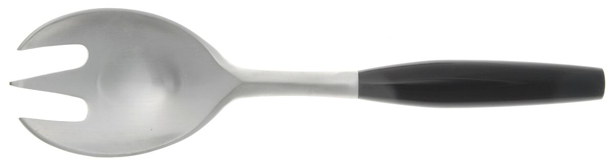 Kongo-Black (Stainless, Bright Gloss Handle) Solid Serving Fork by Dansk-1