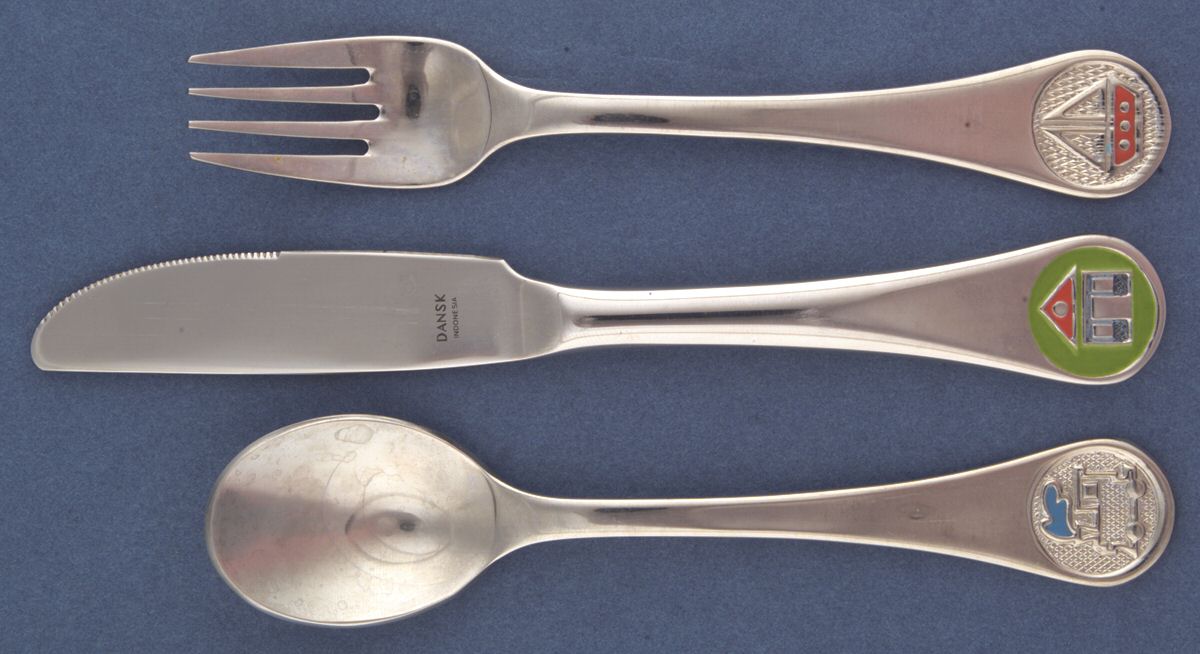 DAS37 (Stainless) (3 Pc) Youth Set (Solid Knife, Fork & Spoon) by Dansk-1