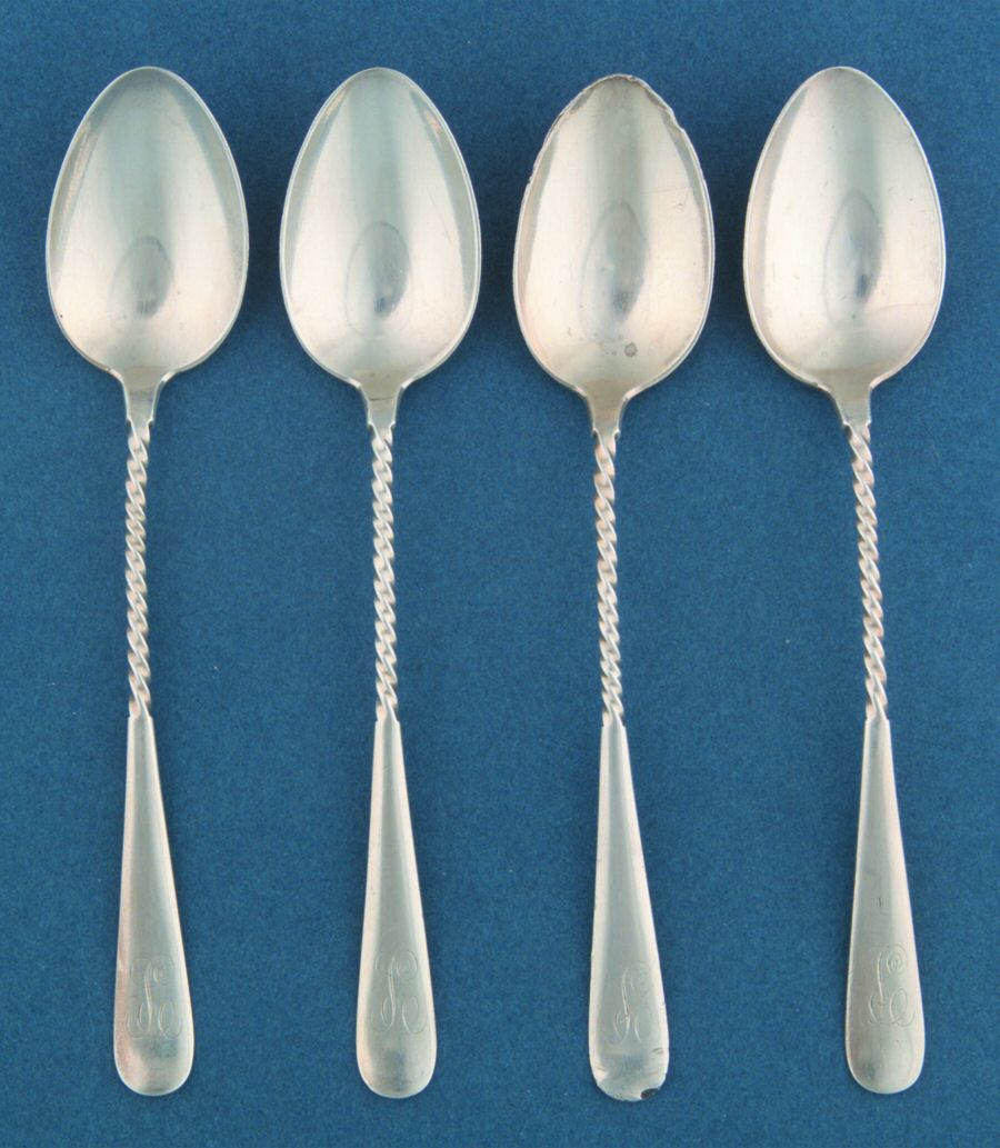 DHS12 (Sterling) Demitasse Spoon - Set of 4 by Dominick & Haff-1