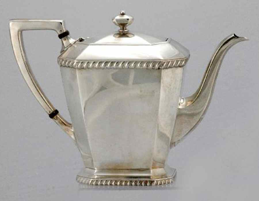 04-8 (Sterling, Hollowware) Coffee Pot by Durgin-1