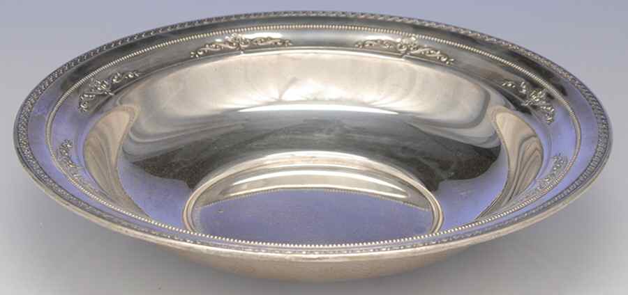 4514 (Sterling, Hollowware) Sterling Round Vegetable by Dominick & Haff-1