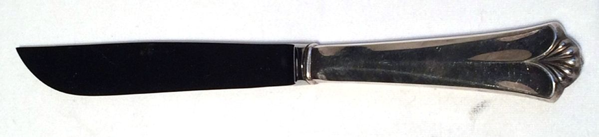 Town Hall  Aka Rdhus M-Vifte (Sterling) Small Steak Carving Knife with Stainless Blade by David Andersen-1