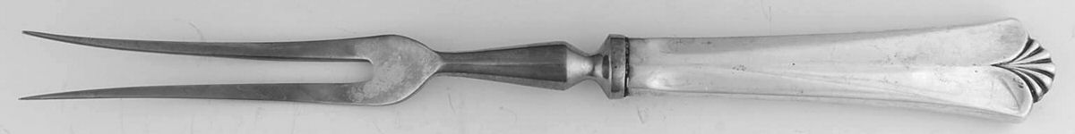 Town Hall  Aka Rdhus M-Vifte (Sterling) Large Stainless-Prong Roast Carving Fork by David Andersen-1