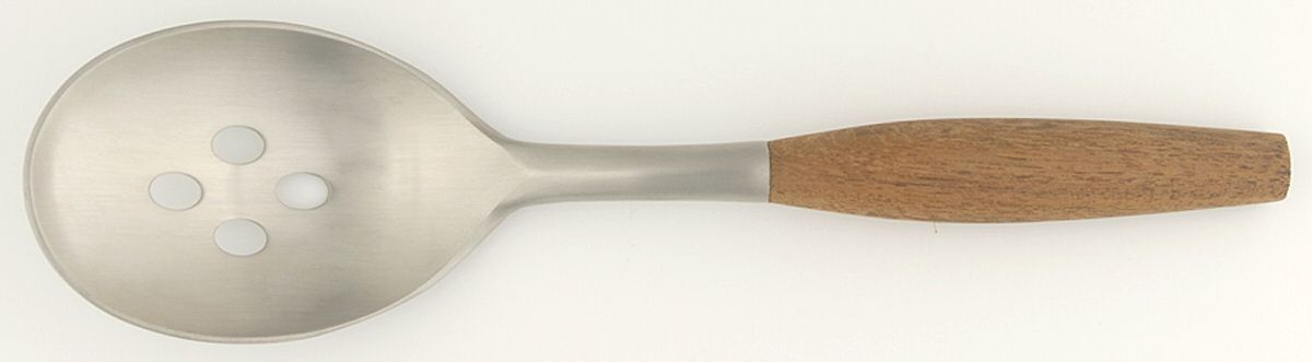 Classic Fjord (Stainless, China) Serving Spoon-Slotted by Dansk-1