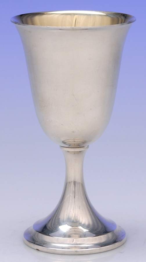 70 (Sterling, Hollowware) Water Goblet by Dunkirk Silversmiths-1