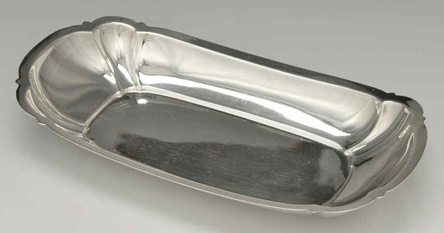 1454 (Sterling, Hollowware) Sterling Celery Dish by Dominick & Haff-1