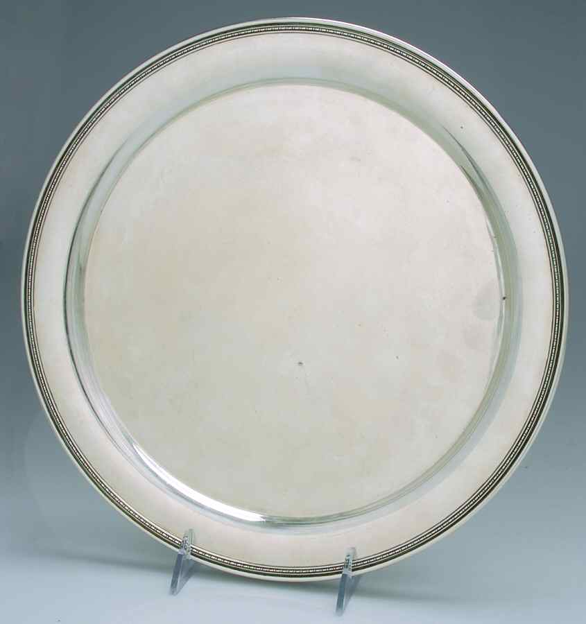 4670 (Sterling, Hollowware) 12" Round Tray by Durgin-1