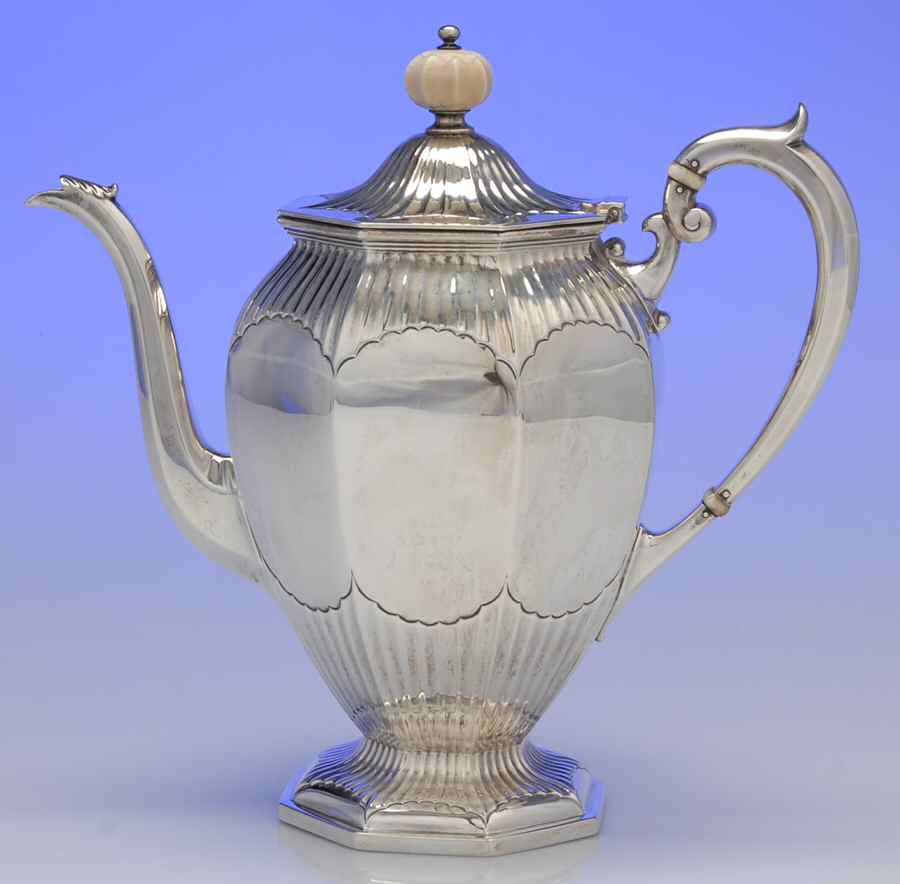 573 (Sterling, Hollowware) Coffee Pot by Durgin-1