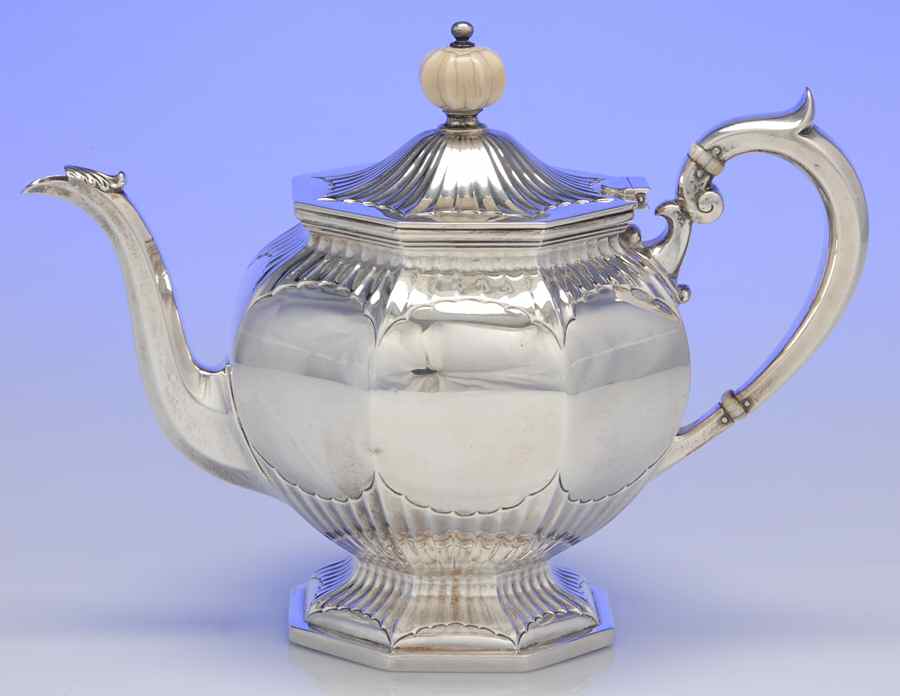 573 (Sterling, Hollowware) Teapot by Durgin-1
