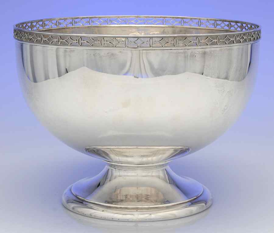 3365 (Sterling, Hollowware) Punch Bowl by Dominick & Haff-1