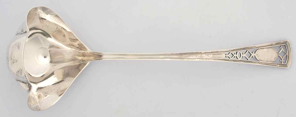 3365 (Sterling, Hollowware) Punch Ladle Solid Piece by Dominick & Haff-1