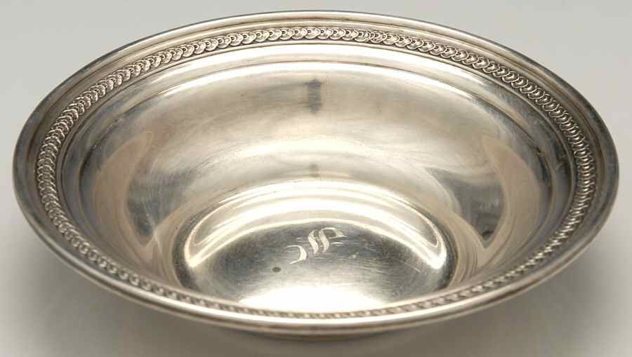 1211 (Sterling, Hollowware) Small Sterling Bon Bon Bowl by Dominick & Haff-1