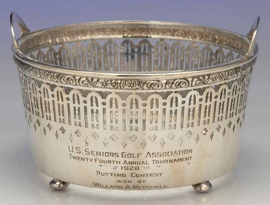 3702 (Sterling, Hollowware) Ice Bucket & Glass Liner by Durgin-1