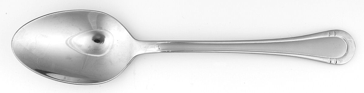 DVE1-Frosted (Stainless) Place/Oval Soup Spoon by Delphi-1