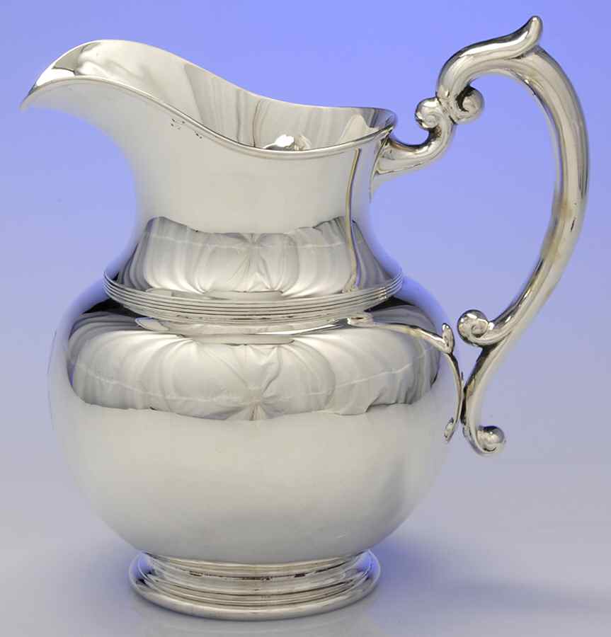 608 (Sterling, Hollowware) 80 Oz Water Pitcher by Durgin-1