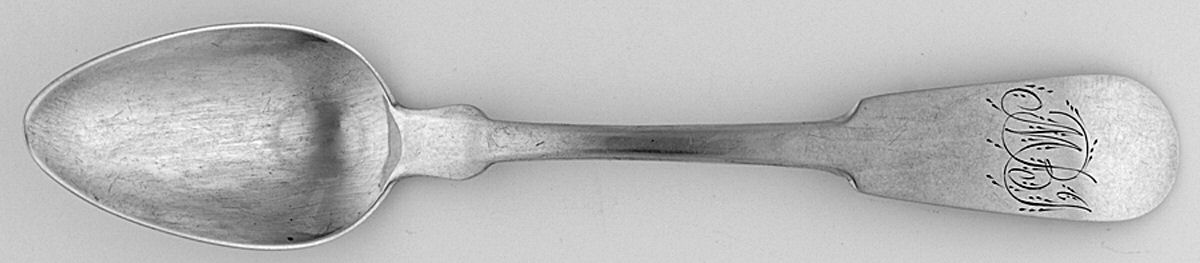 Coin Silver Flatware Teaspoon by Daniel Booth Hempstead & Co-1