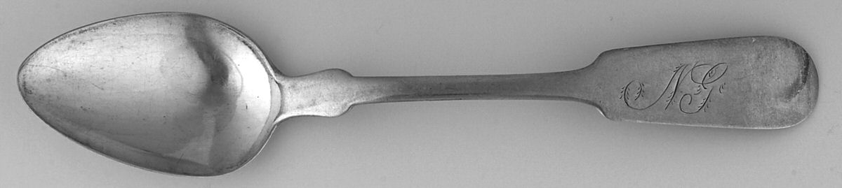 Coin Silver Flatware Five O'Clock Teaspoon by Daniel Booth Hempstead & Co-1