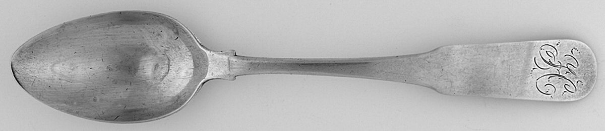 Coin Silver Flatware Dessert/Oval Soup Spoon by Downing & Baldwin-1