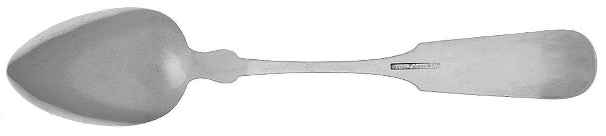 Coin Silver Flatware Tablespoon (Serving Spoon) by Davis, Palmer & Co.-2