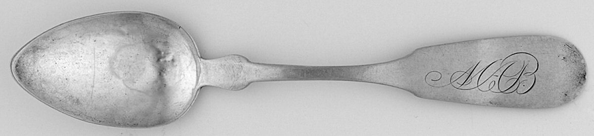 Coin Silver Flatware Teaspoon by Davis, Palmer & Co.-1