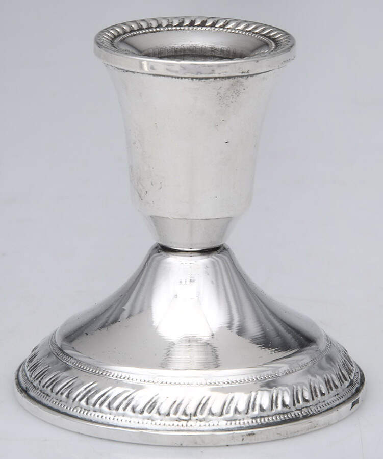 Sterling Candlesticks Weighted Candleholder by Duchin Creations-1